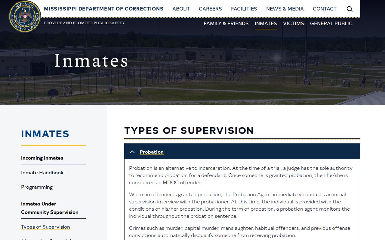 MDOC earned release supervision rules for a Lawrence County projected release date